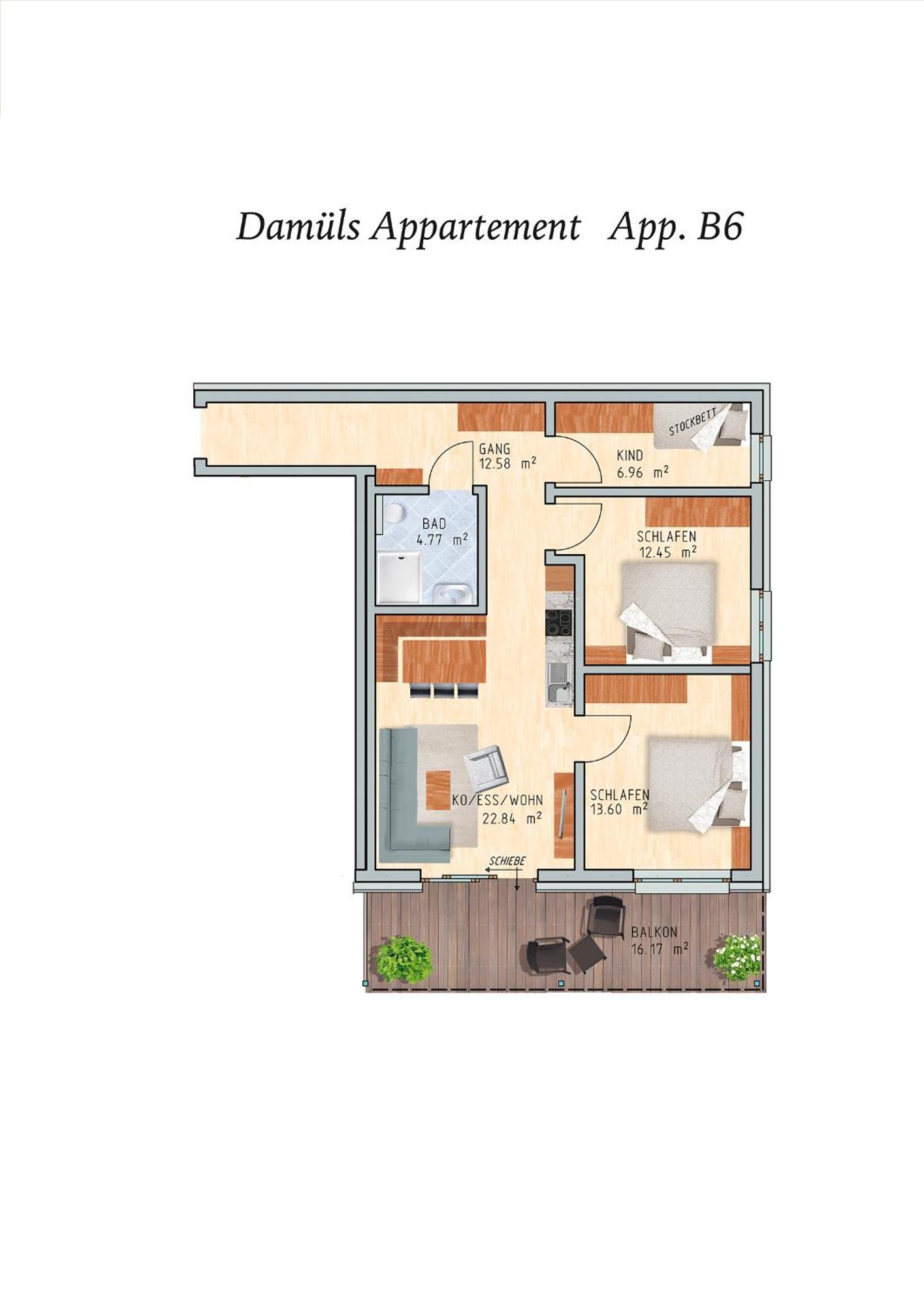 Damuels Appartements Pokoj fotografie